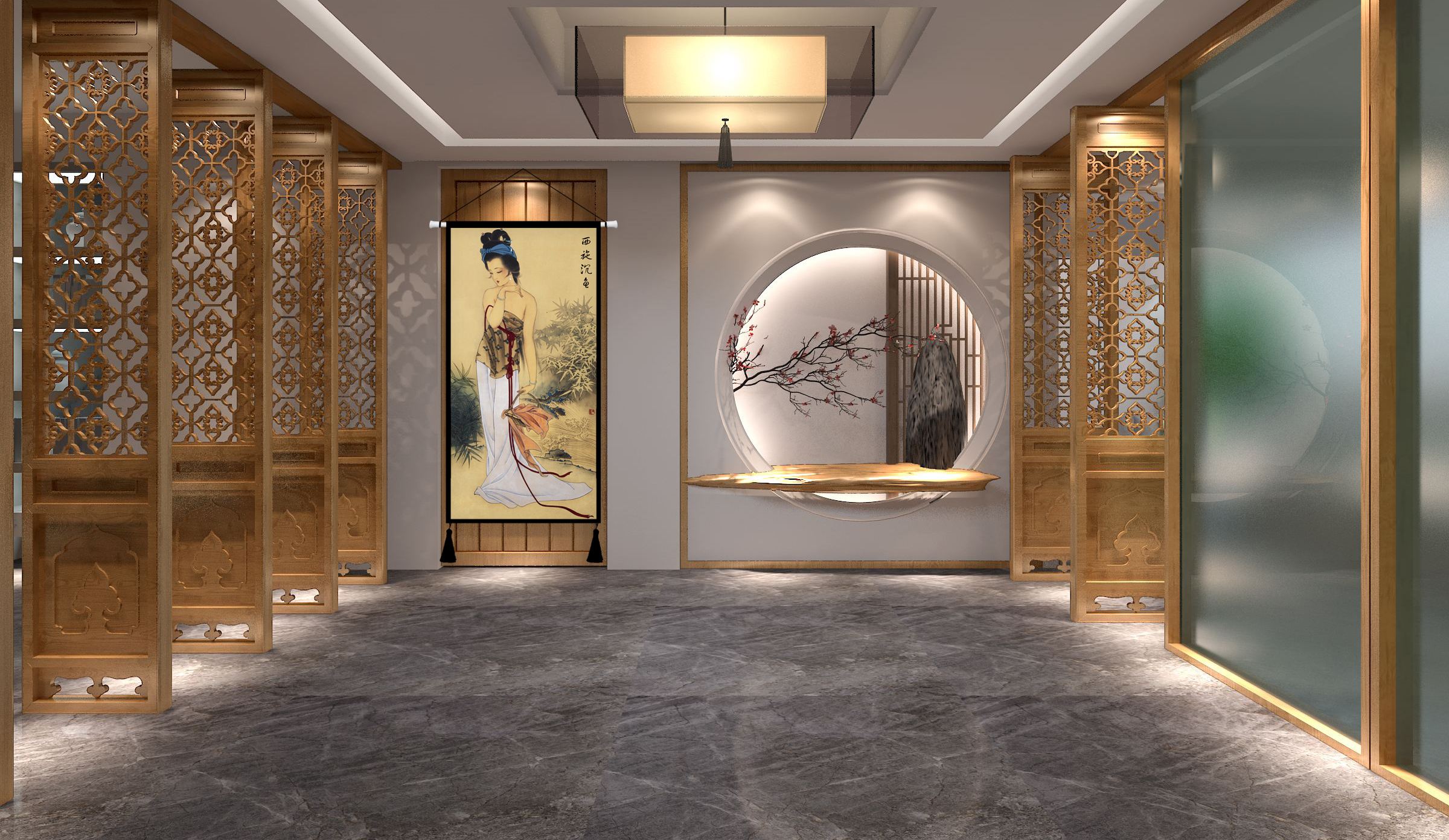 工藝品店的裝修_花店裝修效果圖工業(yè)風_工裝設計裝修