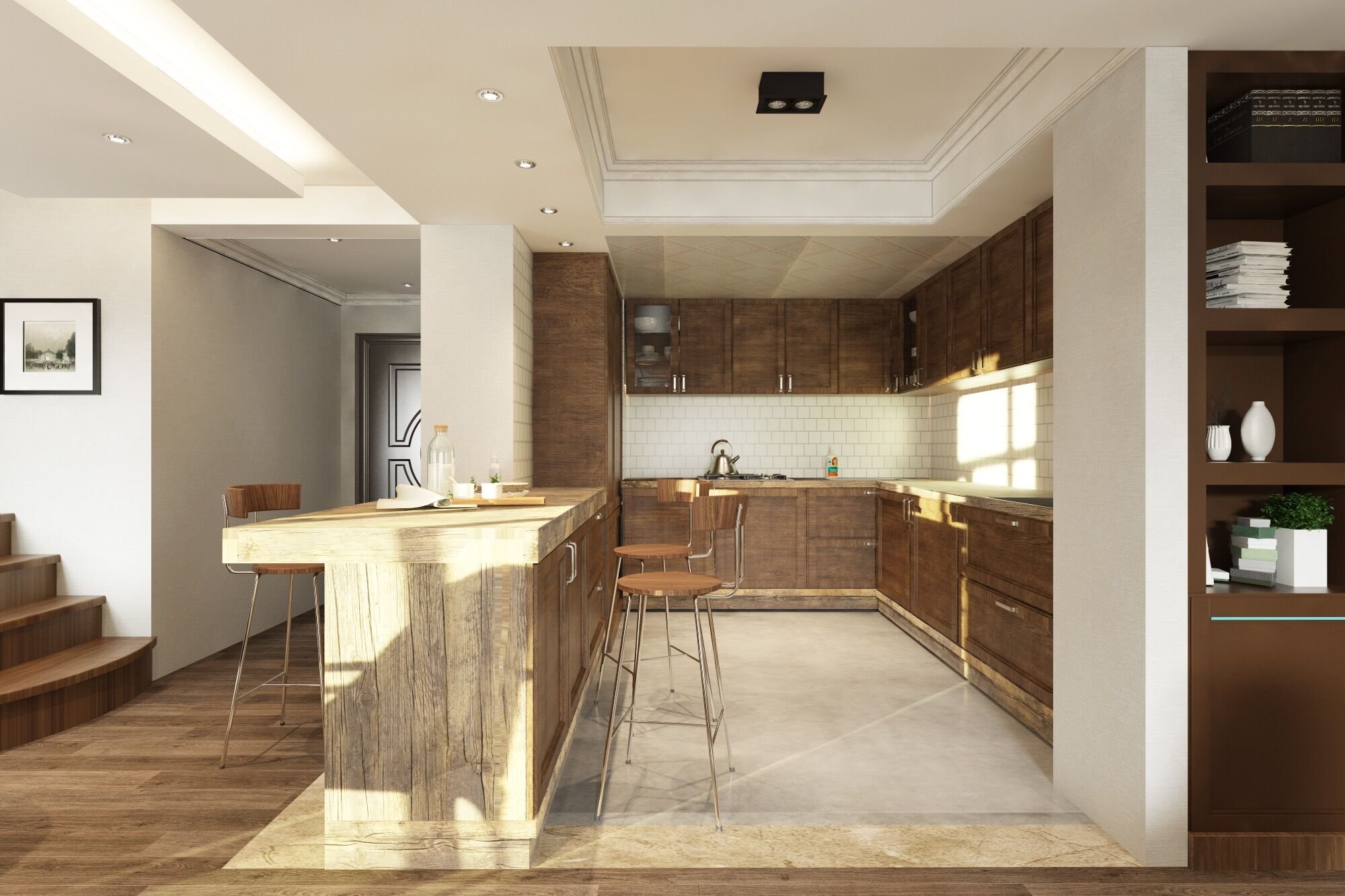 240平米的現(xiàn)代風(fēng)格，原來復(fù)式還可以這樣裝修！