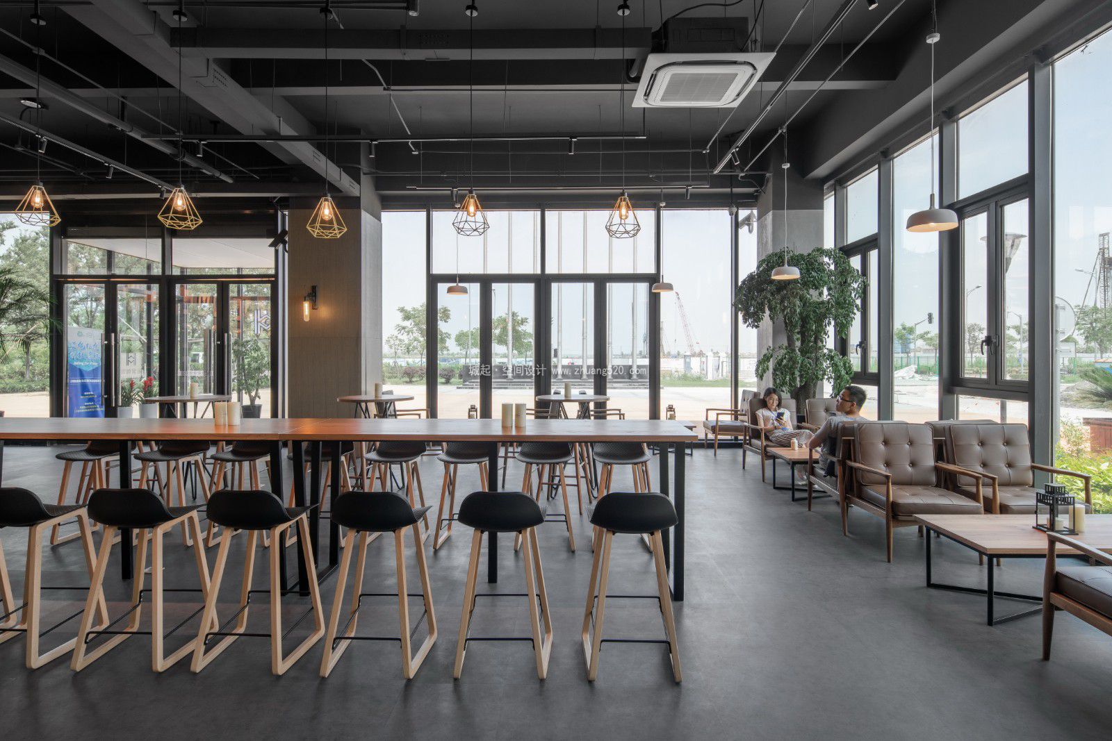 廈門主題咖啡店裝修效果圖_廈門咖啡屋_廈門咖啡館裝修